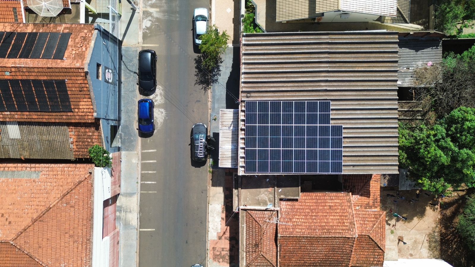 Instalação fotovoltaica em imóvel urbano